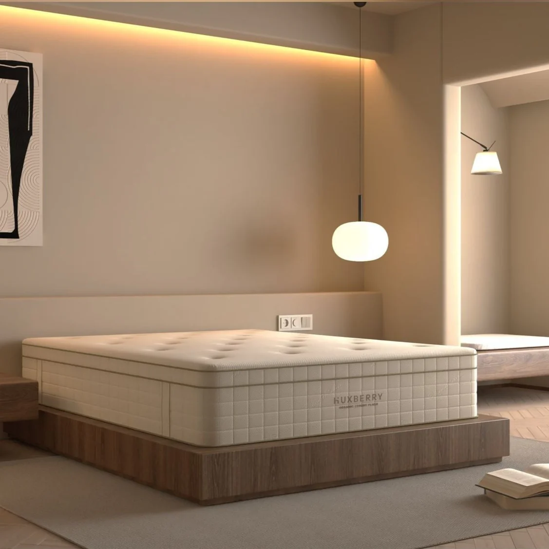 Bedding - Mattresses, beds, headboards, and protectors made with certified organic materials.
