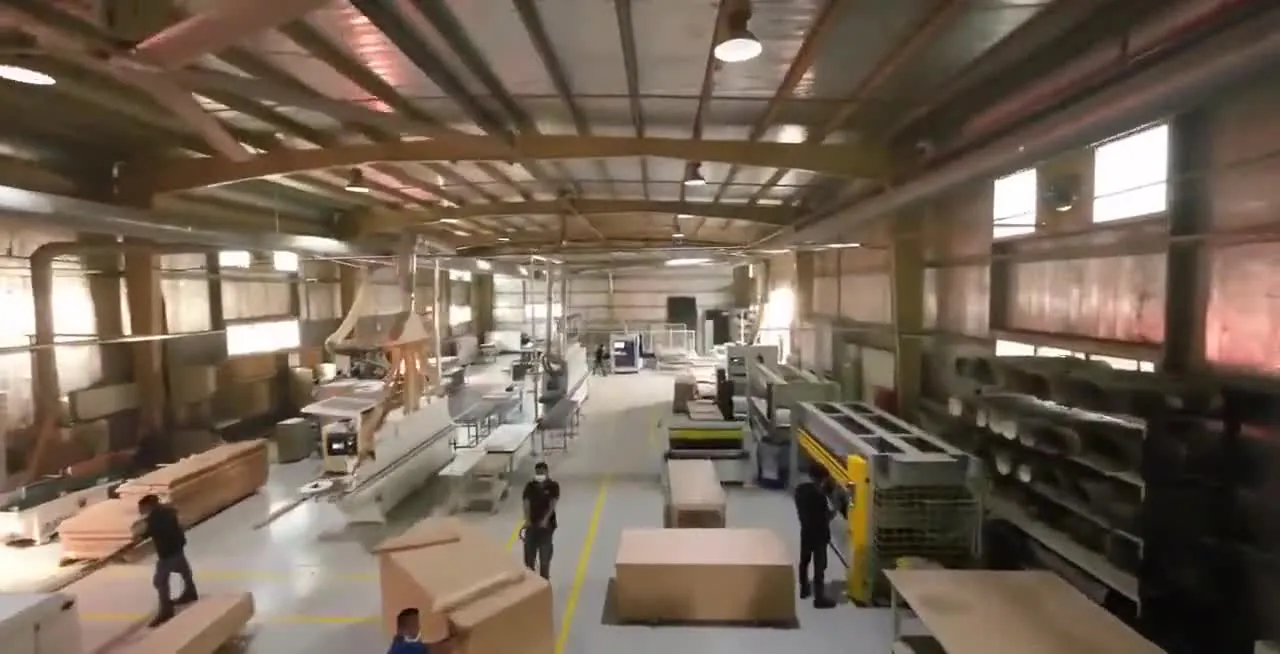 The joinery floor at Huxberry's facilities in Sharjah