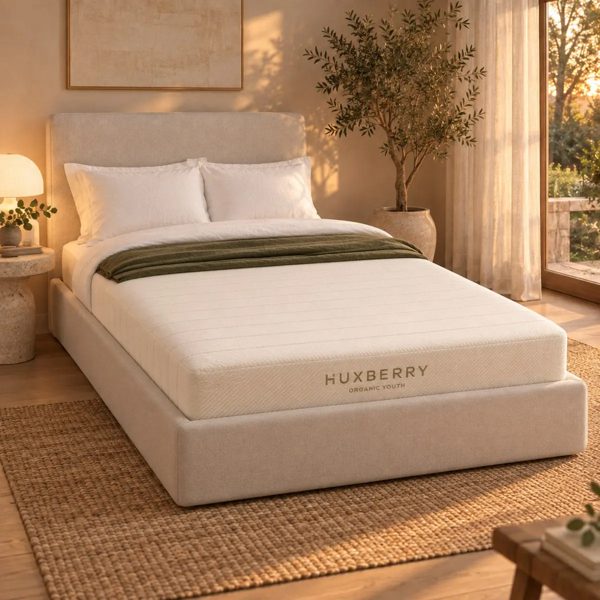 Organic Latex Youth Mattress, front