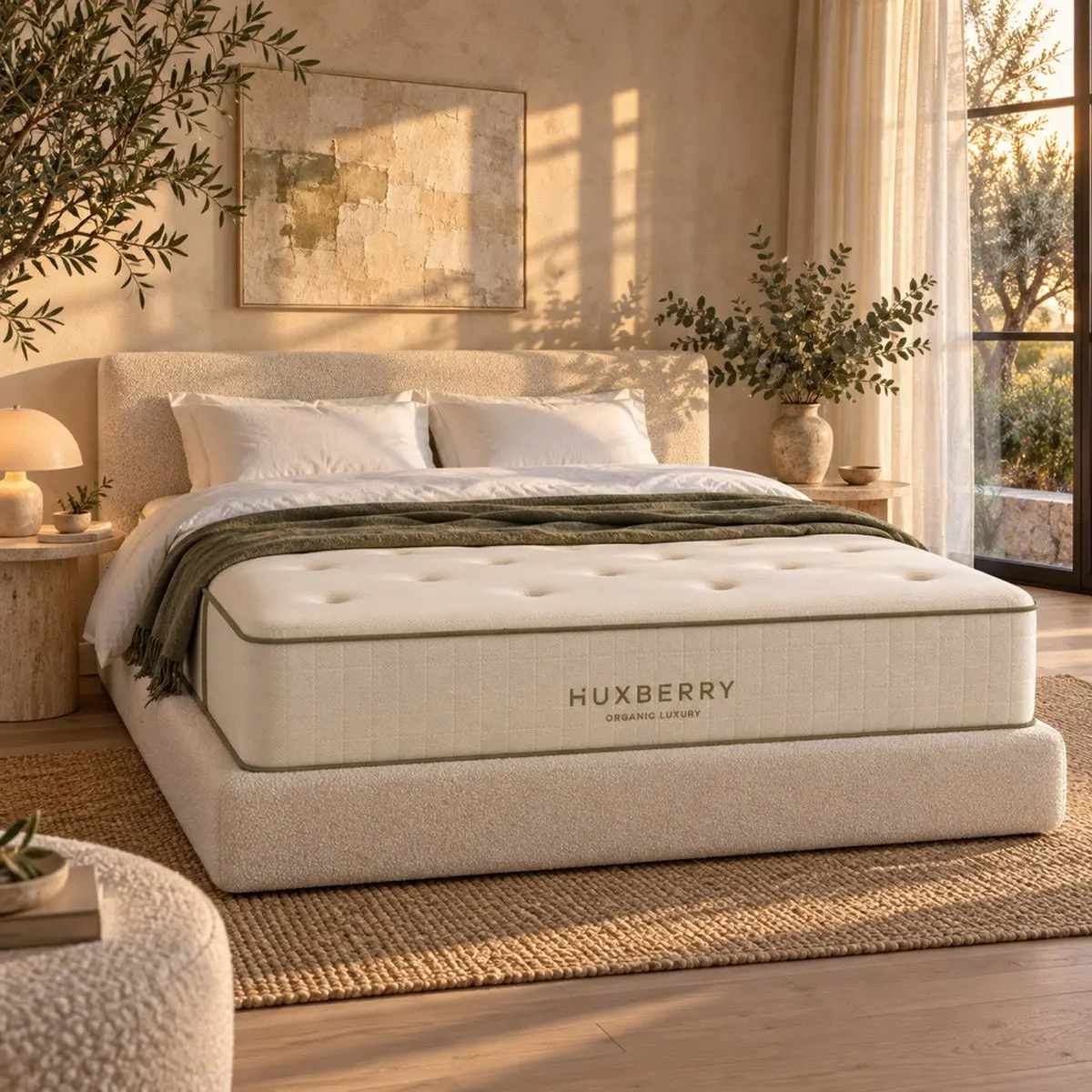 Organic Luxury Mattress, front