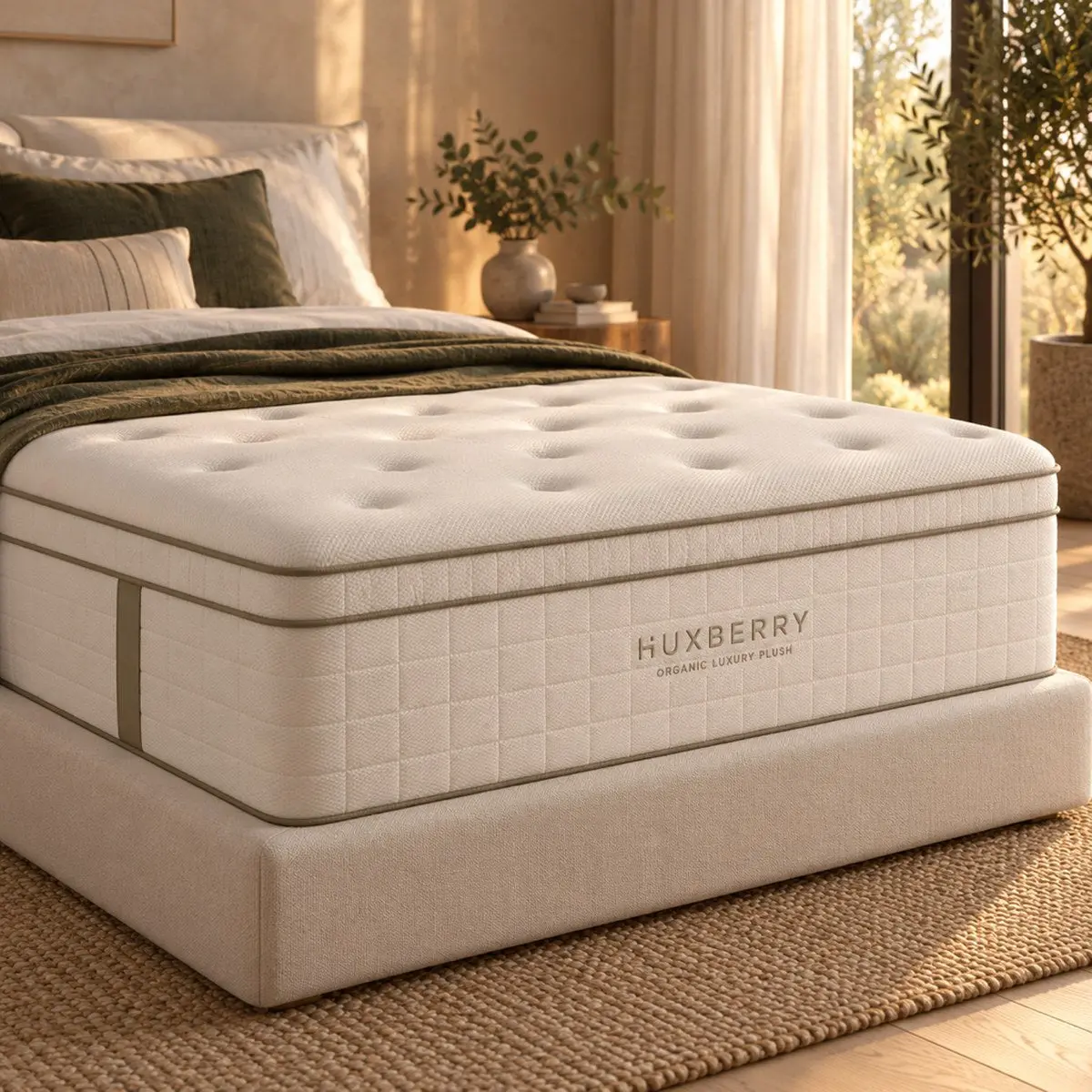 Organic Luxury Plush Mattress, detail