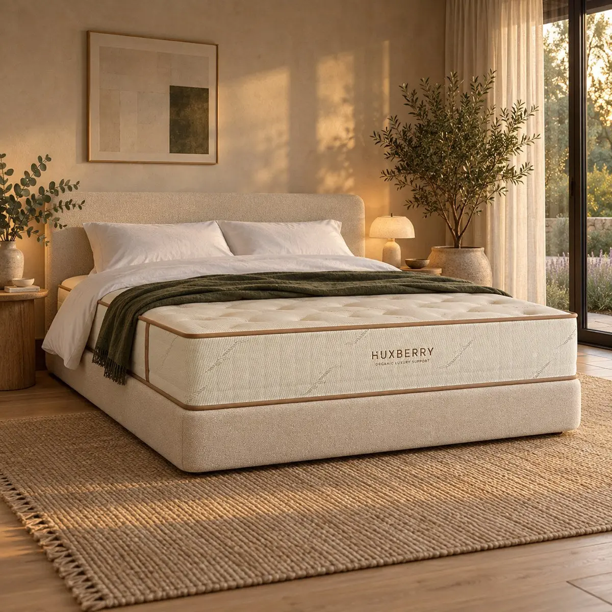 Organic Luxury Support Mattress, front