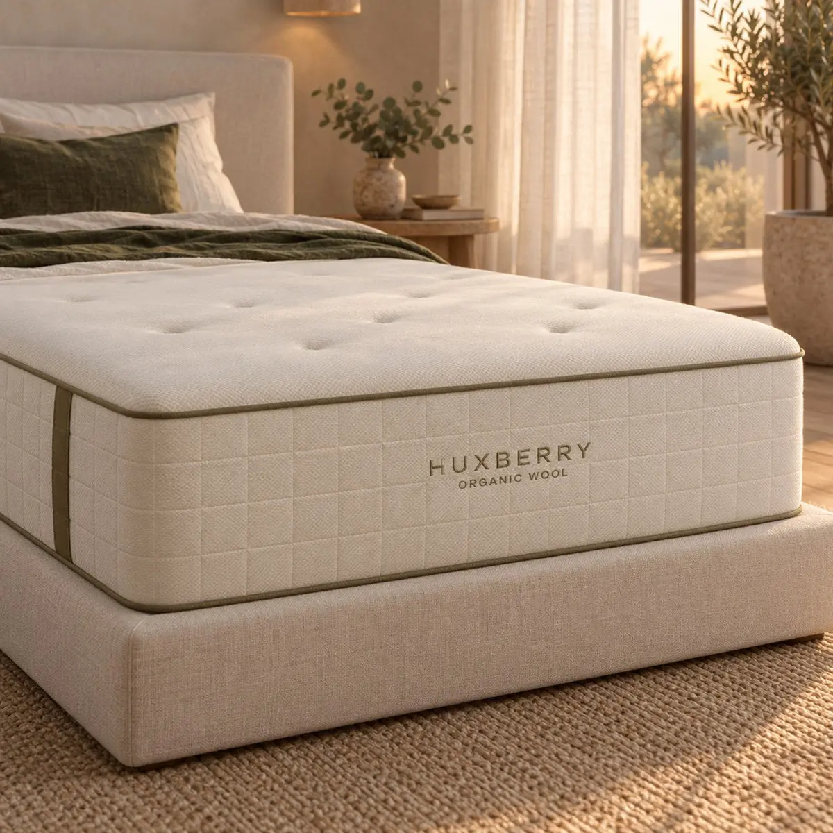 Organic Wool Mattress, detail