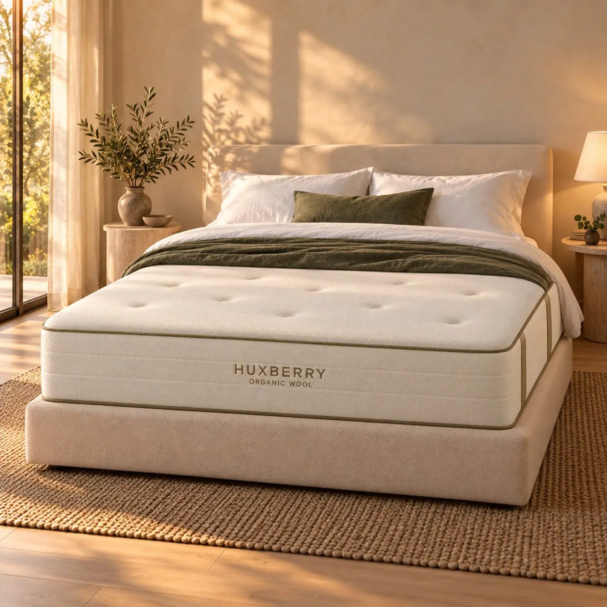 Organic Wool Mattress, front